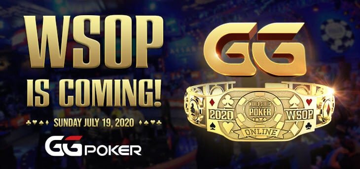GGPoker & WSOP To Launch WSOP Bracelet Events In July