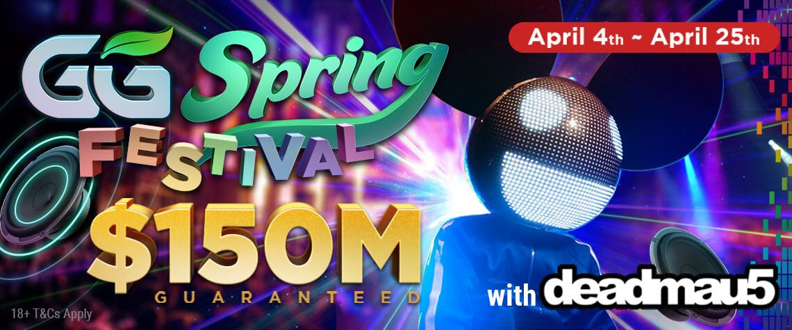 GGPoker Partners With deadmau5 For Record-Breaking $150M GG Spring Festival
